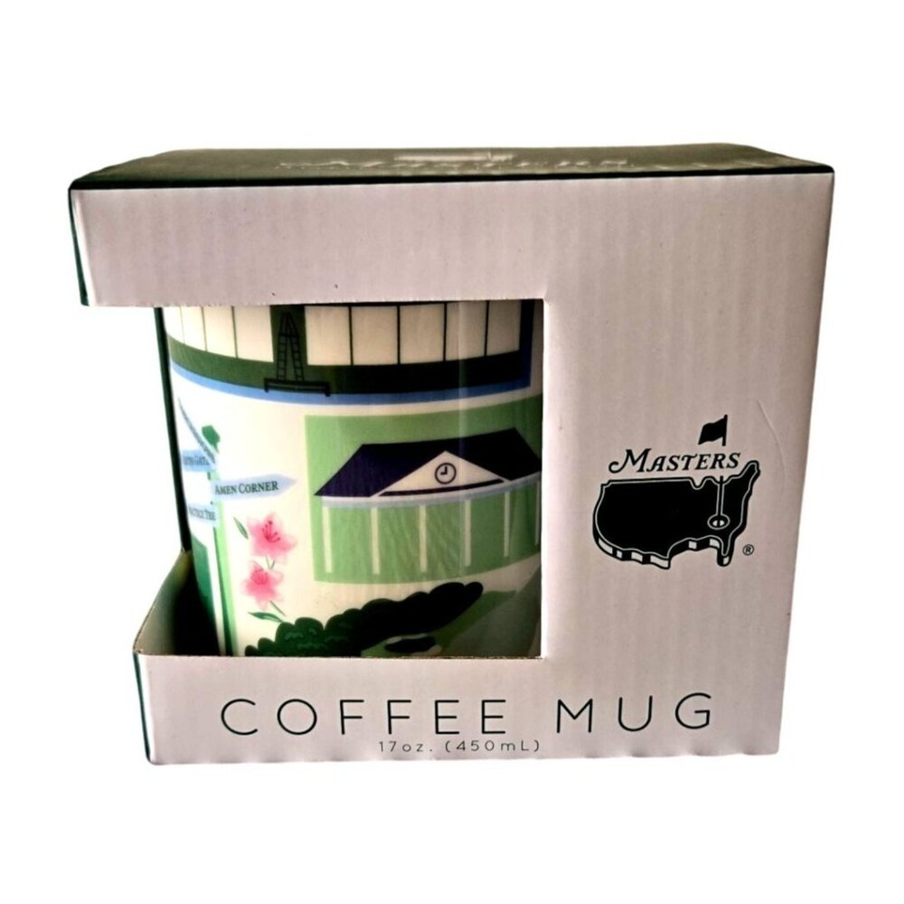 Masters Tournament Ceramic Coffee Mug 17 Oz  Iconic Augusta National Golf Course
